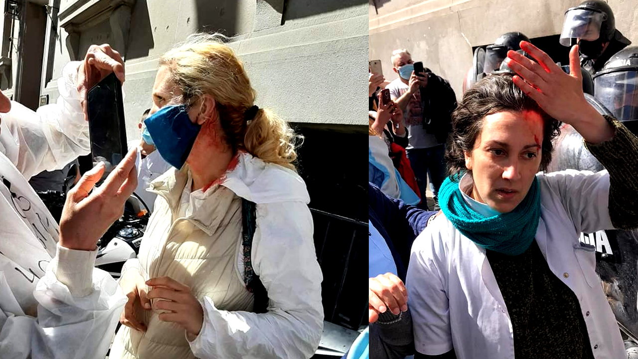 Represión a trabajadores de la salud y vuelta a clases